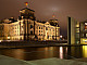 Reichstag bei Nacht.